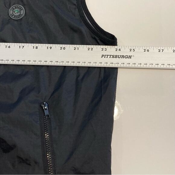 LE SHARK Vest Jacket L Reversible 2-IN-1 Windbreaker Waterproof Logo Black Grey - Picture 11 of 12